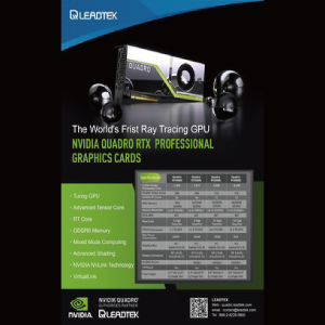 Leadtek NVIDIA Quadro RTX series professional graphics card